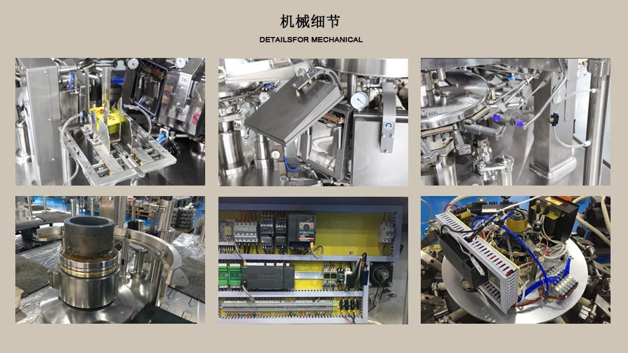 RL-GD10-ZK12-200P全自動拍平整型真空包裝機局部圖片